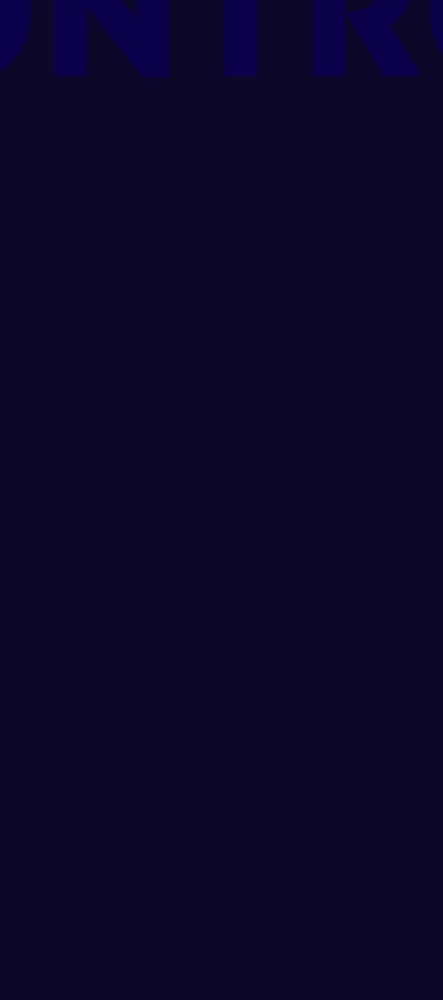 Grafische afbeelding met de tekst "N°6 CONTROL" en een rood hart gevangen achter zwarte tralies op een donkerblauwe achtergrond.