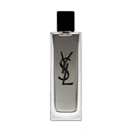 MYSLF Eau de Toilette Intense bottle with black cap and YSL Cassandre logo embossed on the glass.