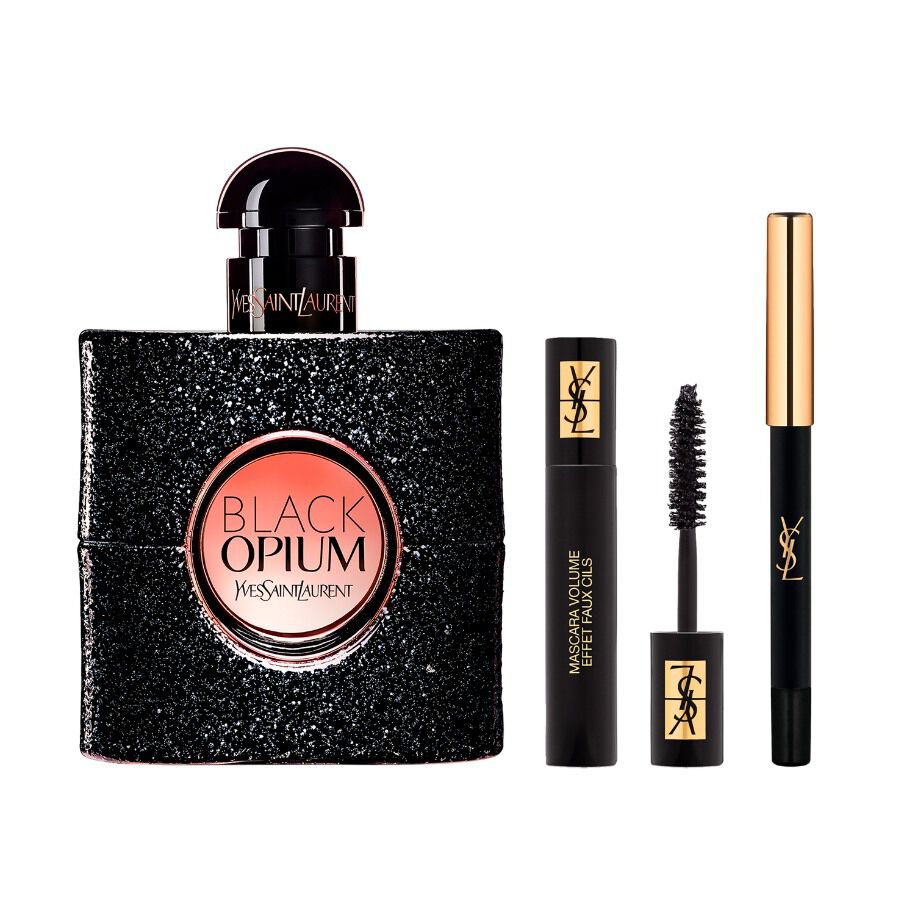 BLACK OPIUM EAU DE PARFUM 50ML + OGEN MAKE-UP GESCHENKSET